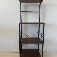 【無料】ニトリ レンジ台 キッチンラック キャスター付き 引き取り限定
の画像