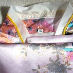 ☆浴衣 ピンク・コスチューム 女児用 120サイズ◆ハロウィンなどのイベントにの画像