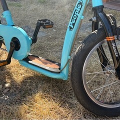 【美品】ピープル キックル 14インチ 水色（フレンチブルー）足けり・自転車
の画像