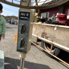 レトロ扇風機の画像