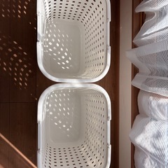 洗濯かご ２つセットの画像