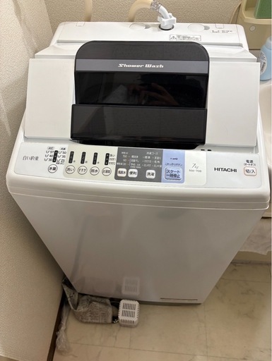 HITACHI 7kg洗濯機 白い約束 2018年製