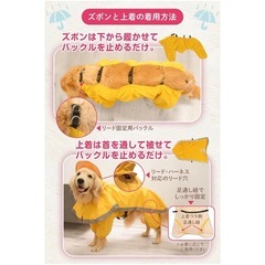 ⭕️犬レインコート Sサイズ⭕️の画像