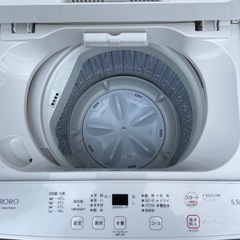 洗濯機　ヤマダオリジナル5.5Kg 2024年製の画像