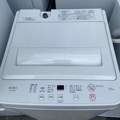 洗濯機　ヤマダオリジナル5.5Kg 2024年製の画像