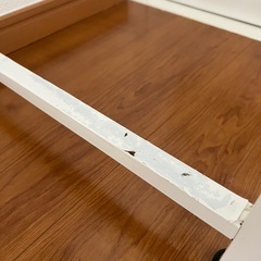 ホワイト　ガラス　デスク　テーブル　韓国　インテリア　おしゃれ　シンプルの画像