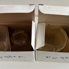 【未使用品】片岡鶴太郎　コップ４個の画像