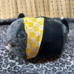 美品♥️黒柴枕、ぬいぐるみの画像