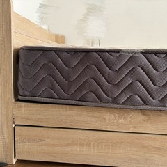 シングルベッド＋マットレスセット（ニトリ）の画像