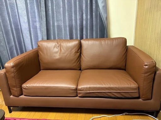 【美品】 LOWYA 2人掛けソファ