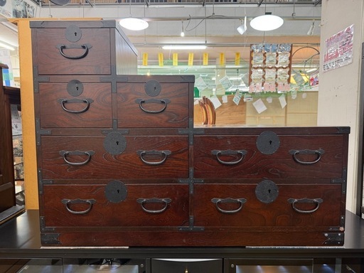 時代箪笥　階段　中古　家具　買取　販売　江戸川区　リサイクルショップ
