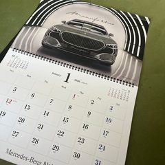 Mercedes-Benz 2026 壁掛けカレンダー+卓上カレンダー　3セットの画像