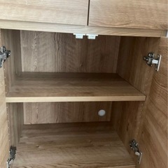 木製 食器棚 キャビネットの画像