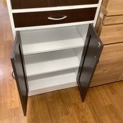 2枚扉食器棚【トレファク 川越店】の画像