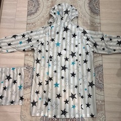 キッズレインコート　zazzy zaps ザジーザップス　ランドセル可　雨具　の画像