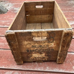 アンティーク 木製ボックス NYフリマ購入品 希少 カフェ BAR 城南区七隈駅付近 駐車場ありの画像