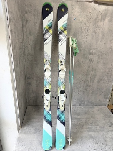 お引取り限定 Hart ハート Innocence RC レディースカービングスキーセット 150cm ビンディング/ストック付き 