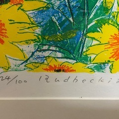 絵画　リトグラフの画像