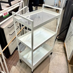 IKEA ニッサフォース ワゴン, 中古 家具 買取 引取 おしゃれ ホワイト,の画像