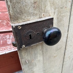 【値下】アンティークドア 扉 NYフリマ購入品 希少 汚れ 傷あり カフェ BAR 装飾 城南区七隈駅付近 駐車場ありの画像
