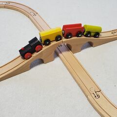 電車のおもちゃ LILLABOリラブー 【美品】の画像