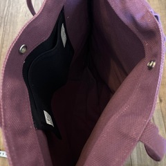 パープル　トートバッグの画像