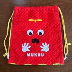 ガチャピンムック　ナップザック　体操着入れ　用途多数　レアの画像