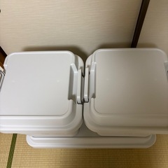 無印良品　頑丈収納ボックス小　二つセットの画像