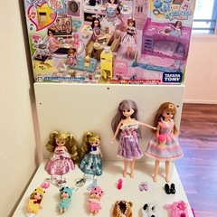 【お取引終了しました】リカちゃん、人形とハウスセット（家具やペット付き）の画像