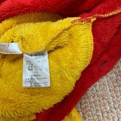 中古　くまのプーさん　110cm コスプレの画像