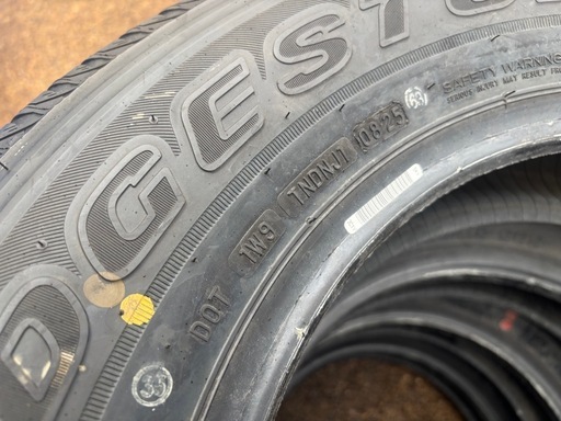 195/80R15 新車外し 4本 ブリヂストン DUELER ジムニー 