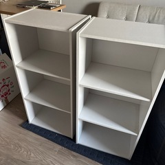 棚　カラーボックス2個セットの画像