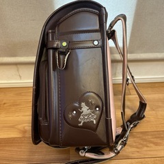 お譲り先が決まりました。ブラウン✖️ピンク　ランドセルの画像