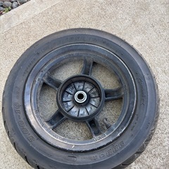 ヤマハ　JOGZR純正リヤタイヤホイールセット　SA39JジョグZRの画像