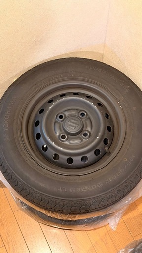 軽貨物用　タイヤホイールセット　ヨコハマ SUPER VAN 368 145/80R12 80/78N LT 2023年製