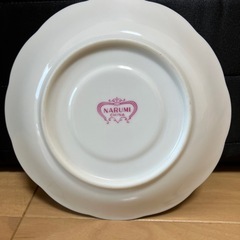 ナルミ 濃淡青絵の金彩桔梗カップ＆ソーサー 2客の画像