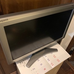 SHARP AQUOS LC-20E6 シャープ 20型ワイド テレビ TV ゲーム Netflix Disney Amazon Hulu Tver　YouTube 配信 3色コード HDMIの画像