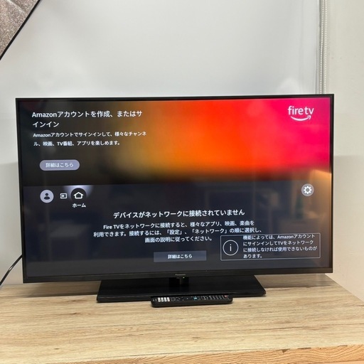 パナソニック 液晶テレビ 43V型 2024年製 TV-43W90A D165