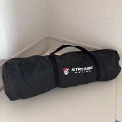 STRASSE ストラッセ ゲーミングテント 個室テント 遮光 180cm幅 レーシングコックピット用 テント 通気性 パイプフレーム 両面ファスナー コンパクト収納の画像