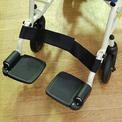  美品 カワムラサイクル 折りたたみ式 車椅子 旅ぐるま KA6 最大体重75kg ドットブルー ノーパンクタイヤ 車イス 車いす 札幌市 清田区 平岡の画像