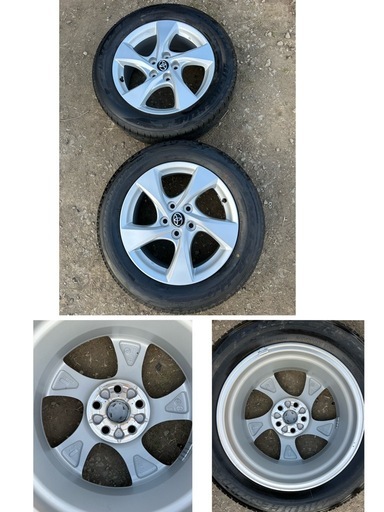 トヨタ純正CH-R17インチ タイヤホイール2本 溝9割以上