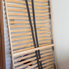 シングルサイズ　木製すのこベッドの画像