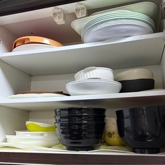 食器棚 ブラウン ニトリの画像