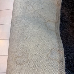 シャギーラグ 約200×140cm ダークグレー 0円の画像