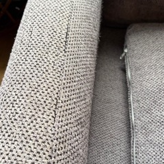 3人掛けソファ｜グレー｜使用感ありのためお安くお譲りしますの画像