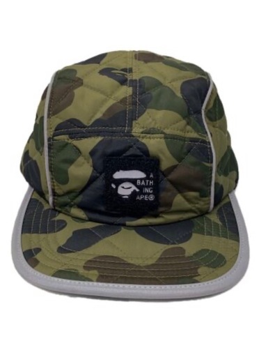 入手困難　A BATHING APE 1st camo キルティングキャップ エイプ