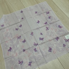 森英恵　ハナエモリ　ガーゼハンカチ　蝶の画像