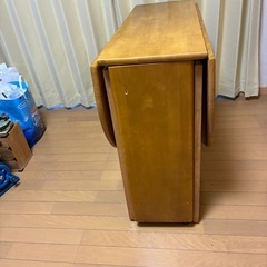 【取引完了】3/19まで須賀木工バタフライテーブルダイニングセットの画像