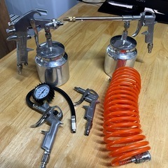 【✨美品✨】コンプレッサー COLT HX4004 エアツール5点セットの画像