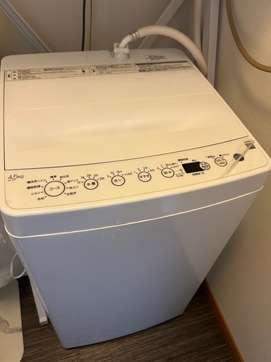4.5kg洗濯機　2021年製　Haier  BW-45A